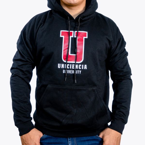 Buzo negro estampado 2