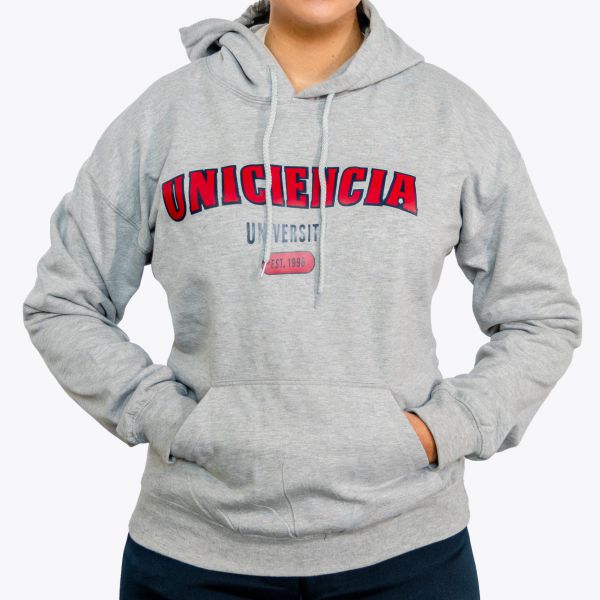 Buzo gris estampado 1