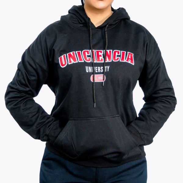 Buzo negro estampado 1