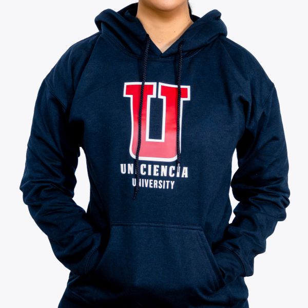 Buzo azul estampado 2